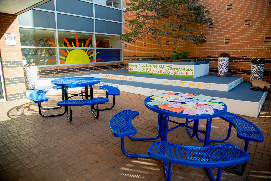 Sheridan Re-Adoption Courtyard