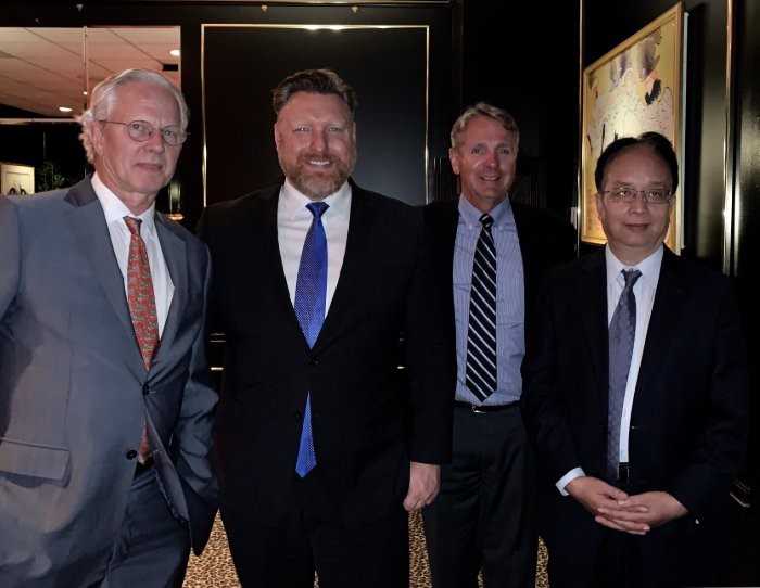 Gary Biehn with Tianjin, China Delegation